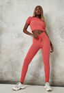 Missguided - Wine Pink Co Ord Cable Knit Top Missguided - Wine Pink Co Ord Cable Knit Top
