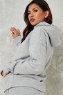 Missguided - Grey Oversized Basic Hoodie Missguided - Grey Oversized Basic Hoodie