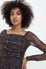 Mohito - Draped Jersey Dress - Brown Mohito - Draped Jersey Dress - Brown
