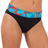 OLAIAN - Large NAO MAHE GR fold-down high waisted swimsuit bottom briefs, Turquoise OLAIAN - Large NAO MAHE GR fold-down high waisted swimsuit bottom briefs, Turquoise