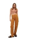 Mango - Yellow Ruched Cotton Top, Women Mango - Yellow Ruched Cotton Top, Women