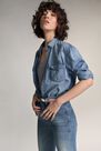 Salsa Jeans - Blue Secret glamour push in capri jeans in rinsed denim Salsa Jeans - Blue Secret glamour push in capri jeans in rinsed denim