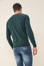 Salsa Jeans - Green Sweater with embossed logo Salsa Jeans - Green Sweater with embossed logo