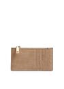 Mango - lt-pastel pink Croc-effect card holder, Women Mango - lt-pastel pink Croc-effect card holder, Women