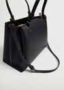 Mango - Black Shopper bag with handles Mango - Black Shopper bag with handles