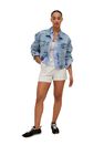 Mango - open blue Denim oversized jacket, Women Mango - open blue Denim oversized jacket, Women