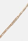 Missguided - Gold Gold Look Pave Bar Chain Bracelet Missguided - Gold Gold Look Pave Bar Chain Bracelet
