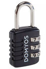 DOMYOS - Unique Size Combination Padlock, Black DOMYOS - Unique Size Combination Padlock, Black