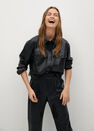 Mango - black Darts faux-leather trousers Mango - black Darts faux-leather trousers