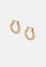 Missguided - Gold Gold Look Chunky Mini Hoop Earrings Missguided - Gold Gold Look Chunky Mini Hoop Earrings