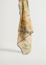 Mango - Turquoise - Aqua Organic Cotton Scarf, Women Mango - Turquoise - Aqua Organic Cotton Scarf, Women