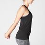 DOMYOS - Small Women's Seamless Dynamic Yoga Tank Top, Black DOMYOS - Small Women's Seamless Dynamic Yoga Tank Top, Black