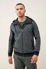 Salsa Jeans - Black Cotton sweater with zipper Salsa Jeans - Black Cotton sweater with zipper