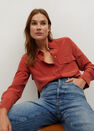Mango - red 100% silk shirt Mango - red 100% silk shirt