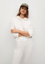 Mango - natural white Hooded knit sweatshirt Mango - natural white Hooded knit sweatshirt