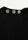 Mango - Black Button Knit Dress Mango - Black Button Knit Dress