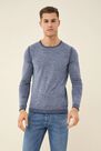 Salsa Jeans - Blue Cotton sweater Salsa Jeans - Blue Cotton sweater