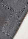 Mango - grey Cotton cargo trousers Mango - grey Cotton cargo trousers