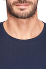 NYAMBA - 100 sportee 100% cotton regular-fit gym stretching t-shirt - navy blue, M NYAMBA - 100 sportee 100% cotton regular-fit gym stretching t-shirt - navy blue, M