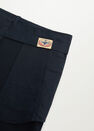 Mango - navy Slim fit serge chino trousers Mango - navy Slim fit serge chino trousers