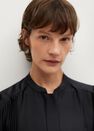 Mango - black Pleated satin dress Mango - black Pleated satin dress