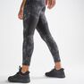 DOMYOS - W32 L33 Men's Cardio Fitness Training Leggings Fleg 500 - Print - Black DOMYOS - W32 L33 Men's Cardio Fitness Training Leggings Fleg 500 - Print - Black