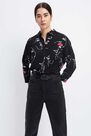 Mohito - Viscose Shirt With Print - Black Mohito - Viscose Shirt With Print - Black