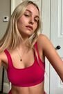 Urban Outfitters - Crim Out From Under Imogen Square Neck Seamless Bralett, Women Urban Outfitters - Crim Out From Under Imogen Square Neck Seamless Bralett, Women