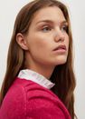Mango - Bright Pink Pleated Knit Sweater Mango - Bright Pink Pleated Knit Sweater