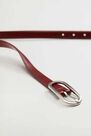 Mango - dark red Metal buckle belt Mango - dark red Metal buckle belt