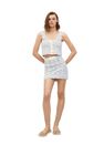 Mango - lt-pastel blue Handmade daisy-print crochet top, Women Mango - lt-pastel blue Handmade daisy-print crochet top, Women