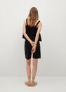 Mango - black Cotton crop top, Women Mango - black Cotton crop top, Women