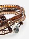 Reserved - Beaded bracelet - Beige Reserved - Beaded bracelet - Beige