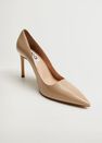 Mango - Light Beige Patent Leather Heel Shoes Mango - Light Beige Patent Leather Heel Shoes