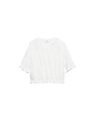 Mango - natural white Draped crop top Mango - natural white Draped crop top
