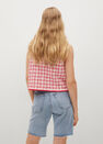 Mango - red Tweed pocket vest, Women Mango - red Tweed pocket vest, Women