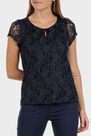 Punt Roma - Floral lace t-shirt Punt Roma - Floral lace t-shirt