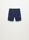 Mango - open blue Elastic waist denim Bermuda shorts, Kids Boy Mango - open blue Elastic waist denim Bermuda shorts, Kids Boy
