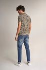 Salsa Jeans - Green Blue striped t-shirt Salsa Jeans - Green Blue striped t-shirt