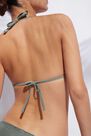 Calzedonia - SHINY SILVER GREEN Padded Triangle Bikini Top Formentera Calzedonia - SHINY SILVER GREEN Padded Triangle Bikini Top Formentera