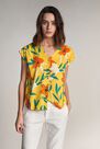 Salsa Jeans - Yellow Tunic with allover floral print Salsa Jeans - Yellow Tunic with allover floral print