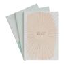 KIKKI.K - kikki.K A5 Stitch Notebooks 3Pk She Shines Multi-Color KIKKI.K - kikki.K A5 Stitch Notebooks 3Pk She Shines Multi-Color