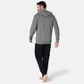 DOMYOS - Hooded gym pilates sweatshirt - mottled grey DOMYOS - Hooded gym pilates sweatshirt - mottled grey