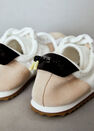 Mango - lt pastel brown Leather mixed sneakers, Women Mango - lt pastel brown Leather mixed sneakers, Women