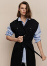 Mango - black Button knit dress Mango - black Button knit dress