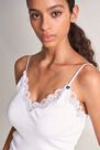 Salsa Jeans - Beige Top with lace and adjustable straps Salsa Jeans - Beige Top with lace and adjustable straps