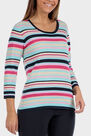 Punt Roma - Multi-coloured striped sweater Punt Roma - Multi-coloured striped sweater