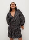 Mango - black Flowy printed dress Mango - black Flowy printed dress