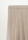 Mango - light beige Metallic pleated skirt Mango - light beige Metallic pleated skirt