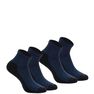 QUECHUA - NH100 Country Walking Socks Mid x 2 Pairs - Navy Blue, EU 39-42 QUECHUA - NH100 Country Walking Socks Mid x 2 Pairs - Navy Blue, EU 39-42